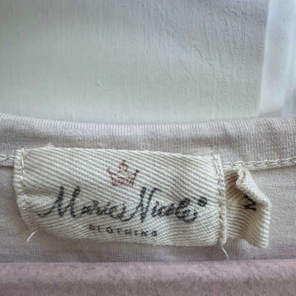 NWOT Marie Nicole 3T Girls Beige Xoxo Valentine’s Day Long Sleeve Top Blouse - Picture 3 of 5